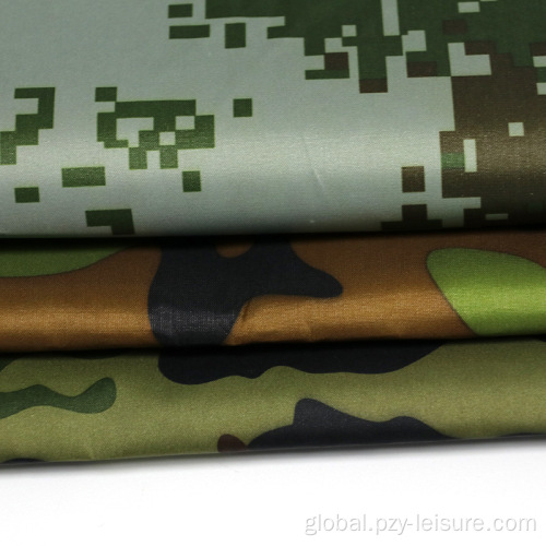 China Silver-coated Camouflage Pattern Polyester Taffeta Supplier